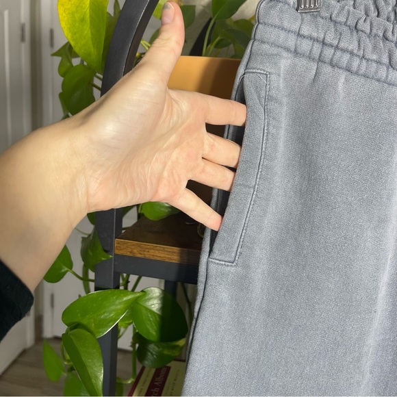 Talentless Pants Mens Small Gray Jogger Sweats Pullon Drawstring Heavy Cotton - Picture 4 of 10